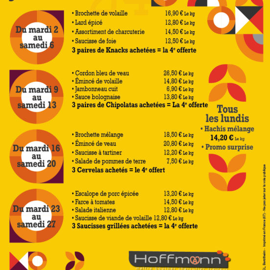 Boucherie Hoffmann Plats Du Jour