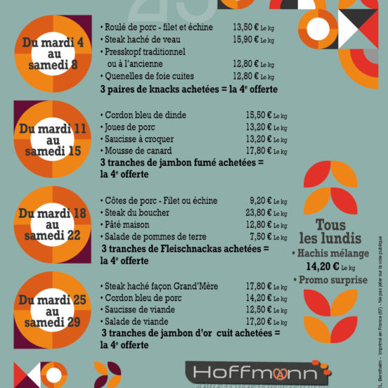 PROMOTIONS DU MOIS DE MARS 2025