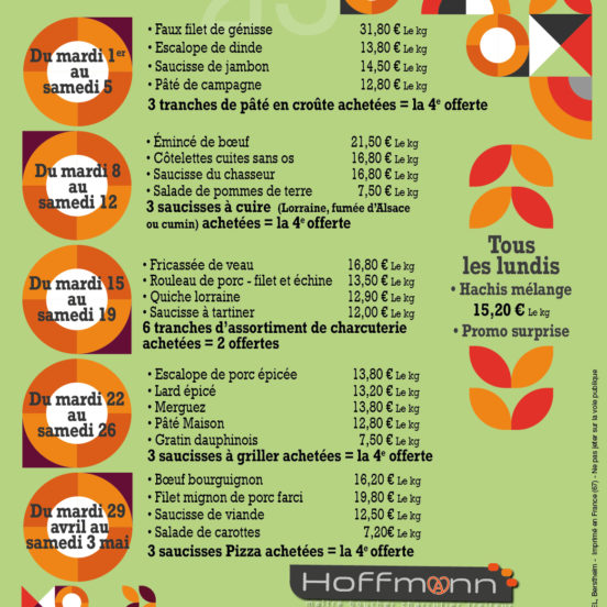 PROMOTIONS AVRIL 2025