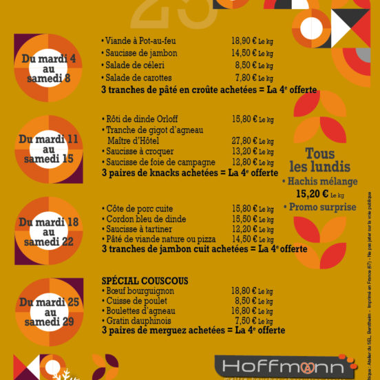 PROMOTIONS NOVEMBRE 2025