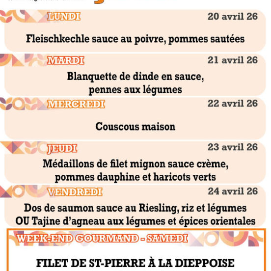PLAST DU JOUR - Semaine  17